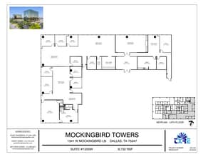 1341 W Mockingbird Ln, Dallas, TX à louer Plan d’étage– Image 1 sur 1