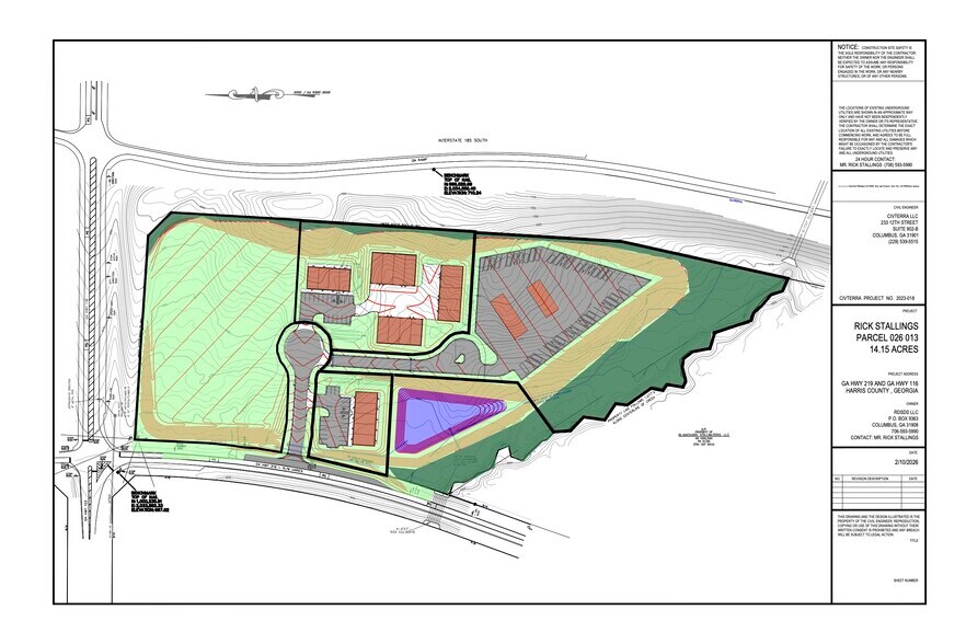 72 GA-116, Hamilton, GA à vendre - Plan de site – Image 2 sur 6