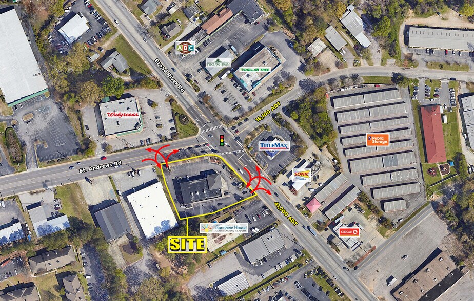 3055 Broad River Rd, Columbia, SC à louer - Aérien – Image 3 sur 5