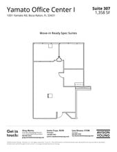 999-1001 W Yamato Rd, Boca Raton, FL à louer Plan d’étage– Image 2 sur 6