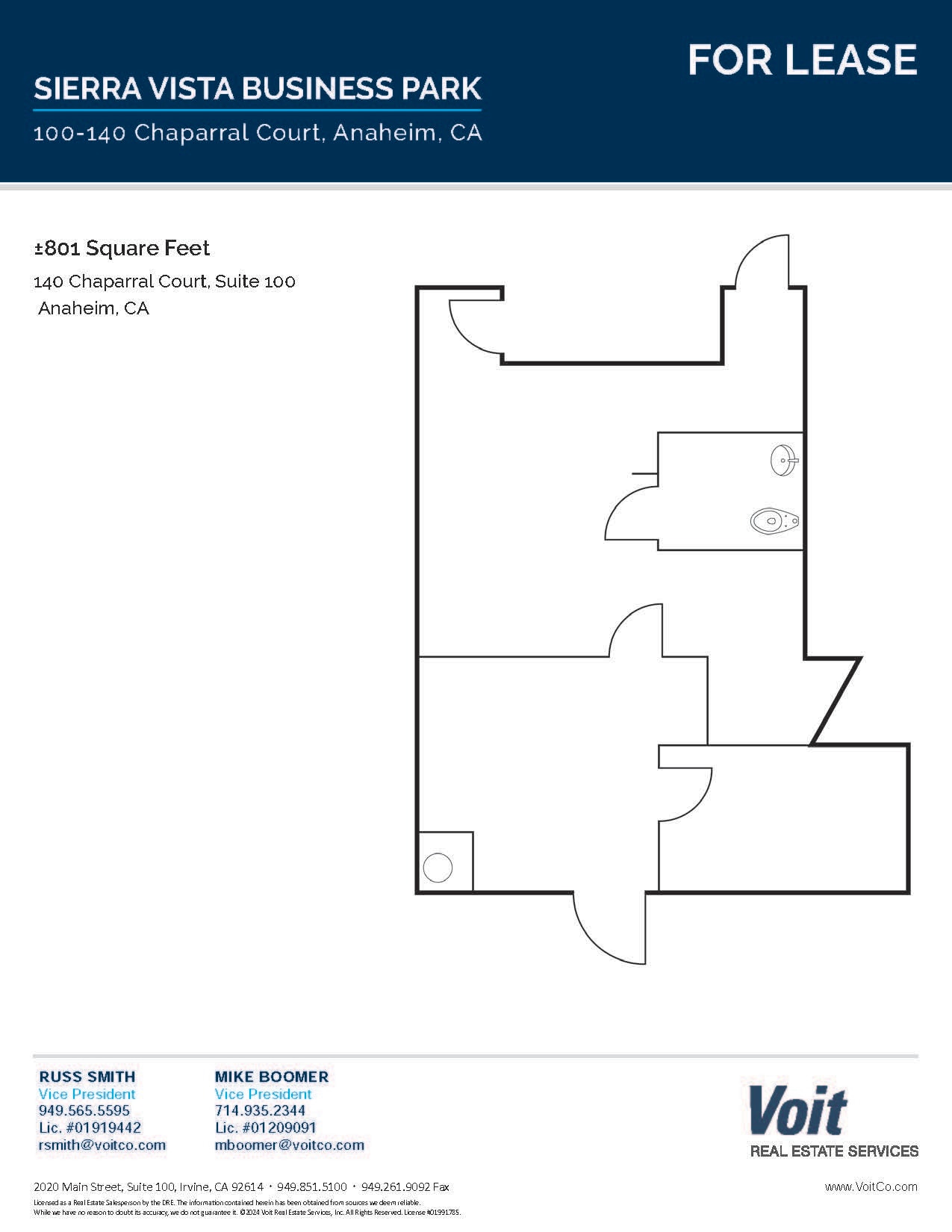 130 Chaparral Ct, Anaheim, CA à louer Plan d’étage– Image 1 sur 1