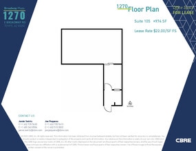 1232 E Broadway Rd, Tempe, AZ à louer Plan d’étage– Image 1 sur 1