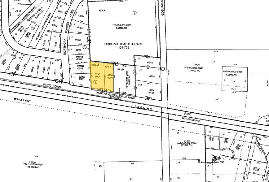 5728 Root Rd, Spring, TX à vendre - Plan cadastral – Image 2 sur 2