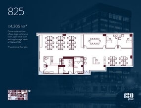 180 Grand Ave, Oakland, CA à louer Plan d’étage– Image 1 sur 2