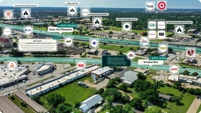 219 W Euless Blvd, Euless, TX - VUE AÉRIENNE  vue de carte