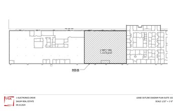 1 Electronics Dr, Hamilton, NJ à louer Plan d’étage– Image 1 sur 5