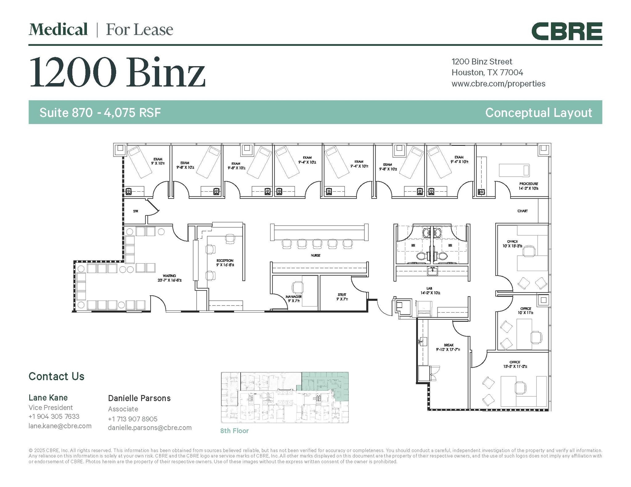 1200 Binz St, Houston, TX à louer Photo intérieure– Image 1 sur 2