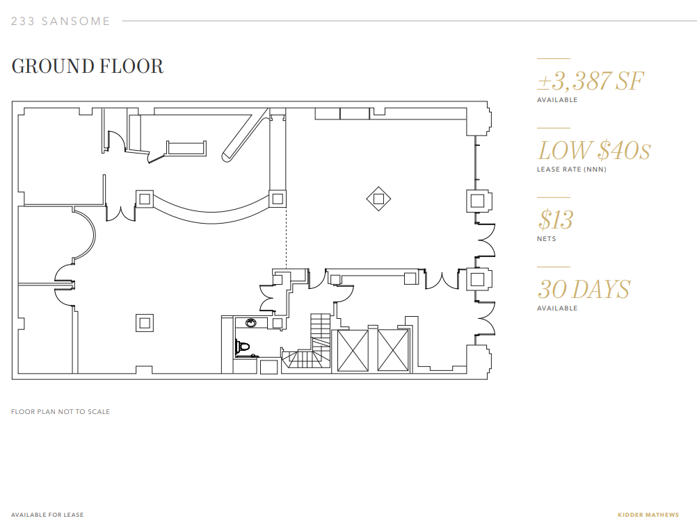 233-241 Sansome St, San Francisco, CA à louer Plan d’étage– Image 1 sur 1