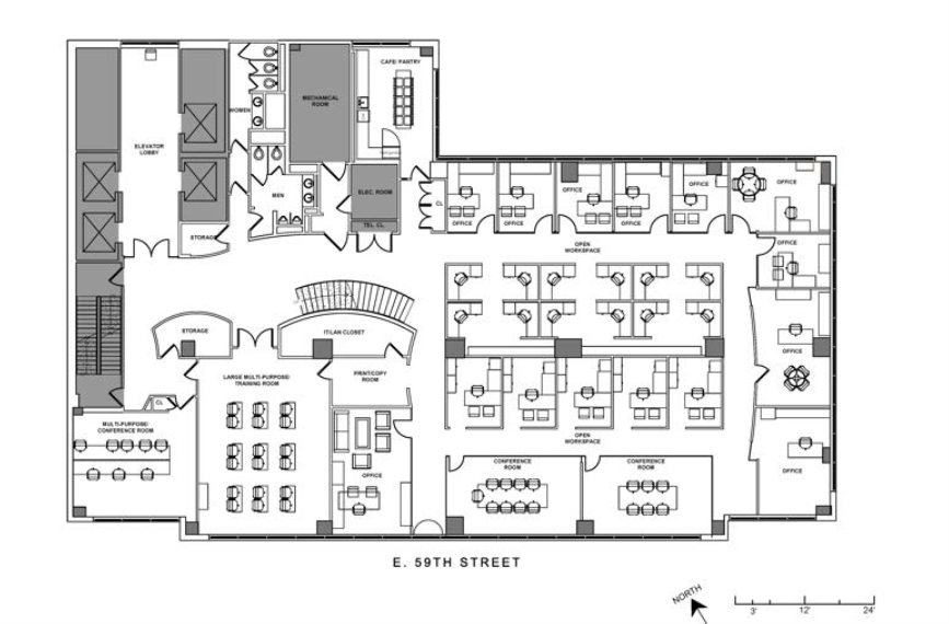 55 E 59th St 10th and 11th Floor Condos portefeuille de 2 biens à vendre sur LoopNet.fr - Plan d’étage – Image 3 sur 3