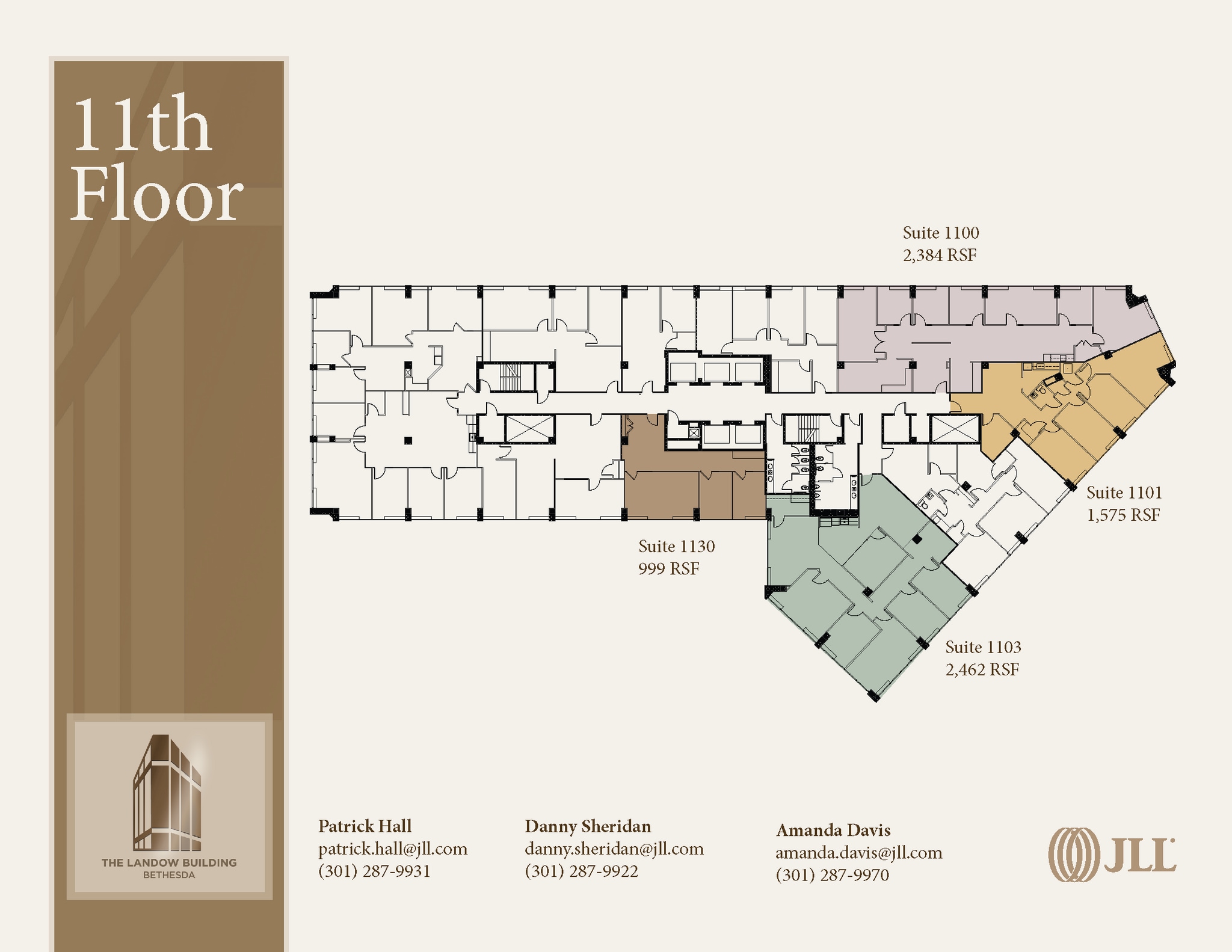 7910 Woodmont Ave, Bethesda, MD à louer Plan d’étage– Image 1 sur 1