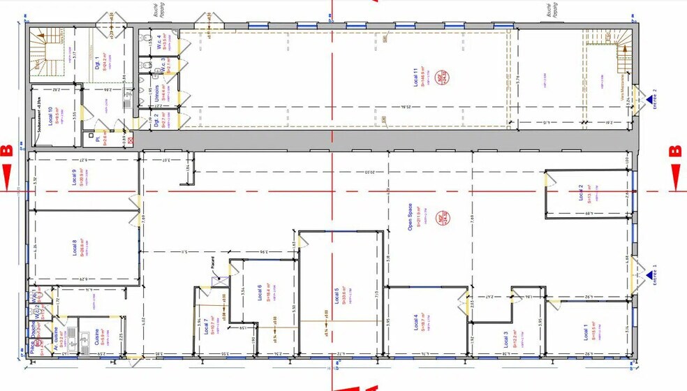 Local d'activités dans Rennes à vendre - Plan d’étage – Image 2 sur 3
