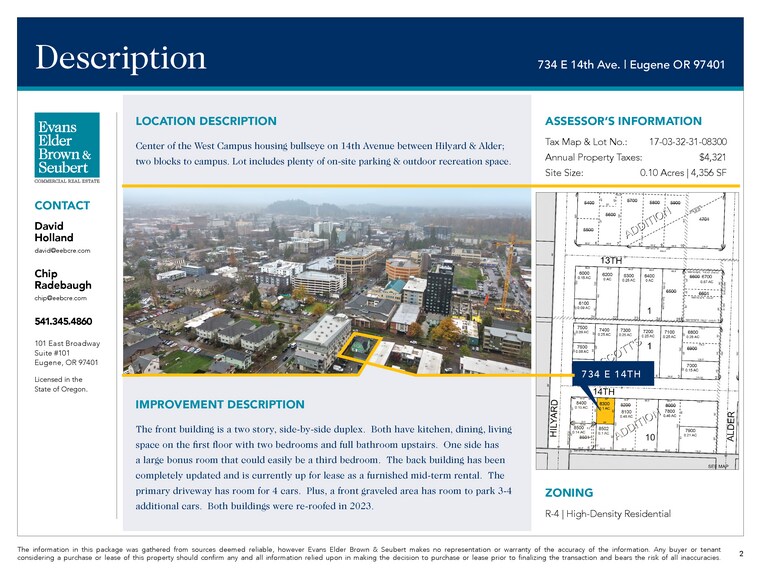 734 E 14th Ave, Eugene, OR à vendre - Photo de l’immeuble – Image 3 sur 7