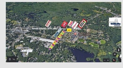 121 Main St, Foxborough, MA - Vue aérienne  vue de carte - Image1