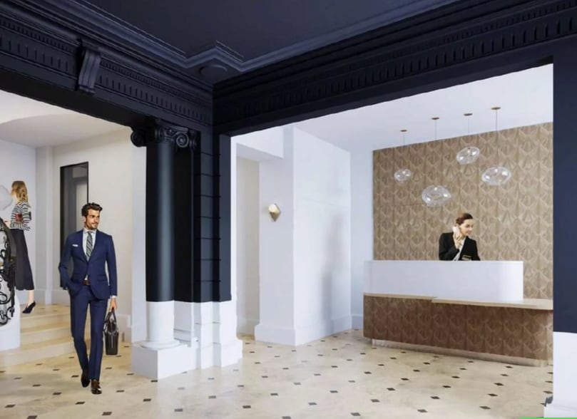 Espace de coworking dans Paris à louer - Hall d’entrée – Image 3 sur 3