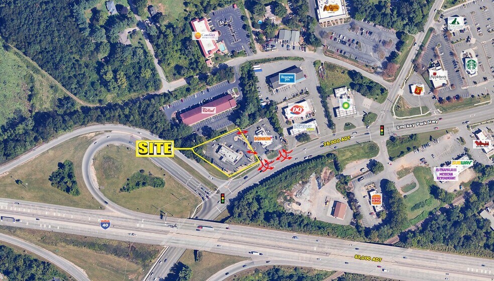 307 Smokey Park Hwy, Asheville, NC à louer - Photo de l’immeuble – Image 3 sur 4