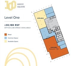 100 Aggie Sq, Sacramento, CA à louer Plan d’étage– Image 1 sur 1