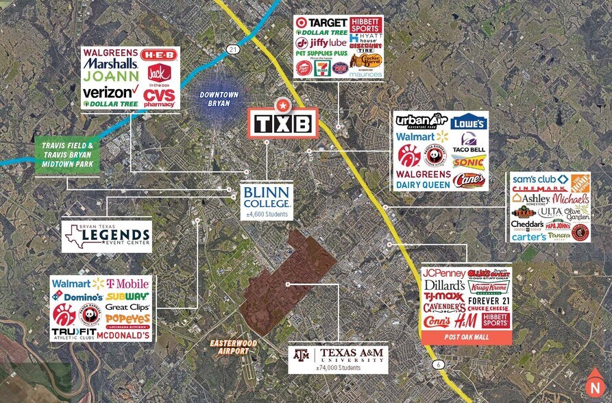2104 E William J Bryan Pky, Bryan, TX à vendre - Photo de l’immeuble – Image 2 sur 5