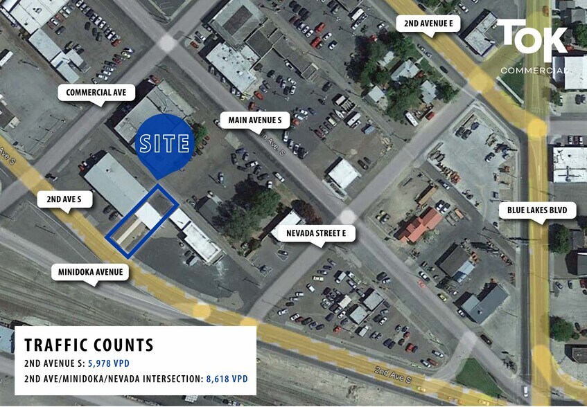 727 S 2nd Ave, Twin Falls, ID à louer - Plan de site – Image 2 sur 2