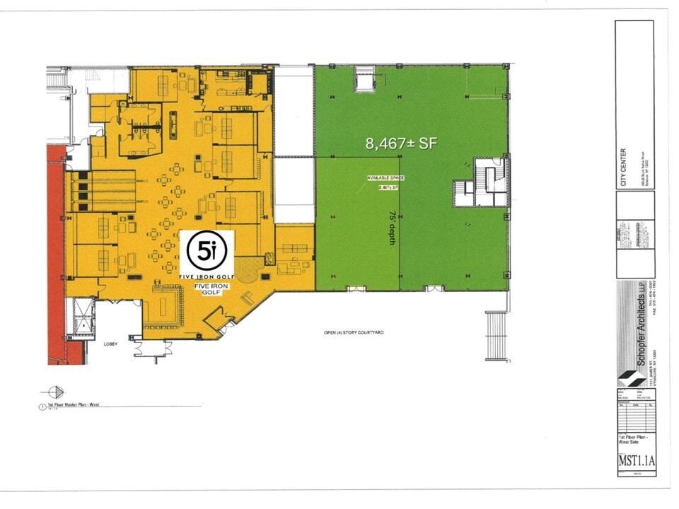 400 S Salina St, Syracuse, NY à louer Plan d’étage– Image 1 sur 3