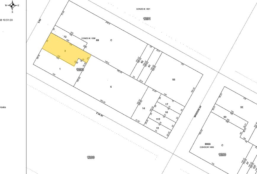 693 Fifth Ave, New York, NY à louer - Plan cadastral – Image 2 sur 6
