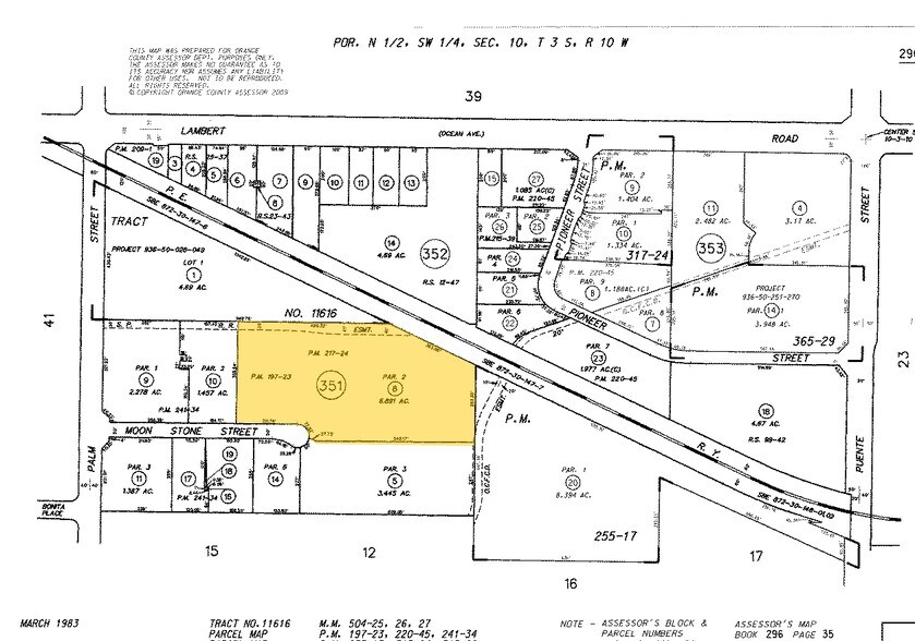 1425 Moonstone St, Brea, CA à vendre - Plan cadastral – Image 2 sur 5