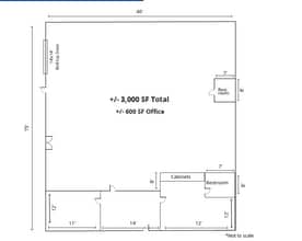 2845 Standard St, Bakersfield, CA à louer Plan d’étage– Image 1 sur 1