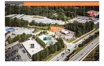 1150 Glynn Street North, Fayetteville, GA - Vue aérienne  vue de carte