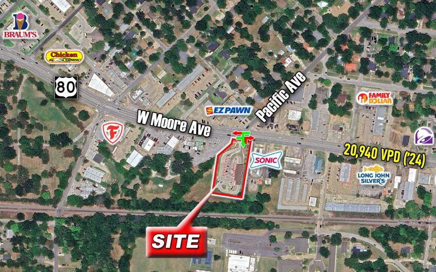 801 W Moore Ave, Terrell, TX à louer Photo de l’immeuble– Image 1 sur 3