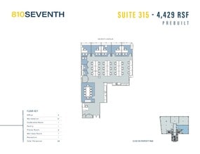 810 Seventh Ave, New York, NY à louer Plan d’étage– Image 1 sur 1