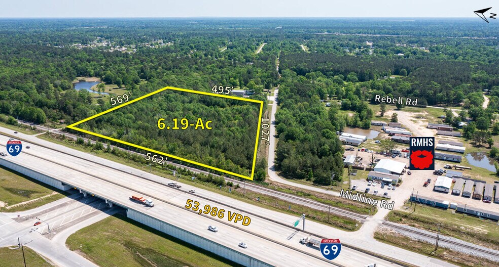 0 Midline Rd & Rebel Rd, Cleveland, TX à vendre - Photo de l’immeuble – Image 1 sur 7