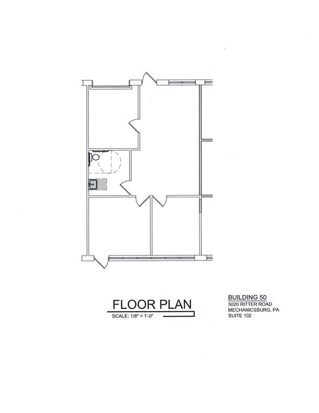5020 Ritter Rd, Mechanicsburg, PA à louer - Plan d’étage – Image 2 sur 2