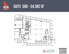 1801 Rockville Pike, Rockville, MD à louer Plan d’étage– Image 1 sur 1