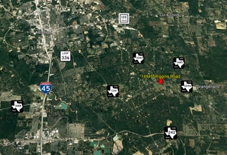 14945 Wiggins Rd, Conroe, TX - Vue aérienne vue de carte