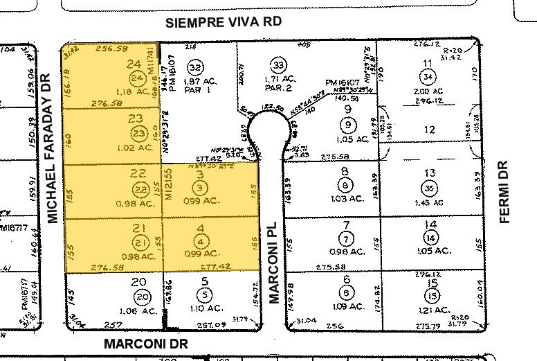 2365 Michael Faraday Dr, San Diego, CA à louer - Plan cadastral – Image 2 sur 2