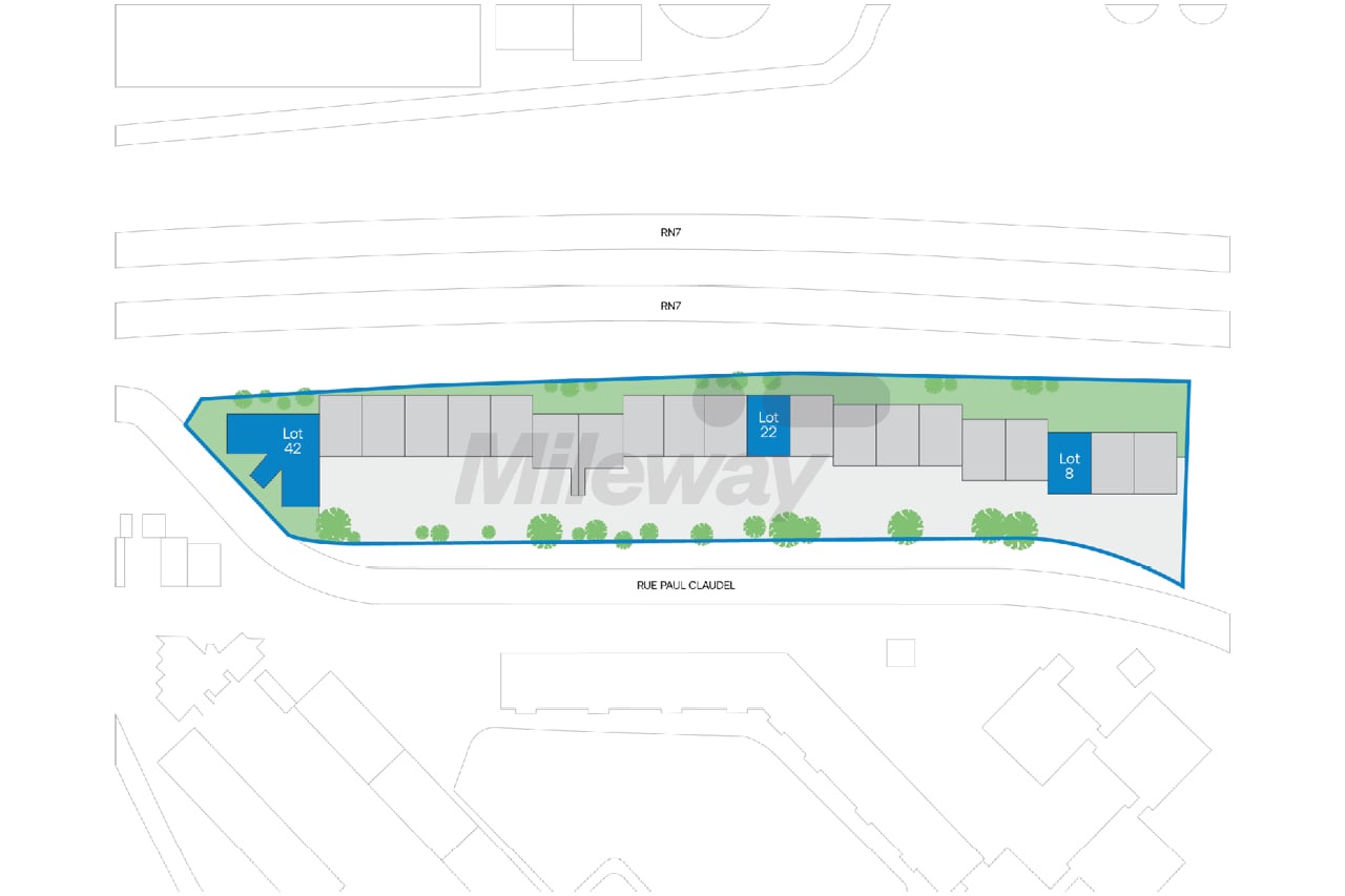 4 Rue Paul Claudel, Évry-Courcouronnes à louer Plan de site– Image 1 sur 12