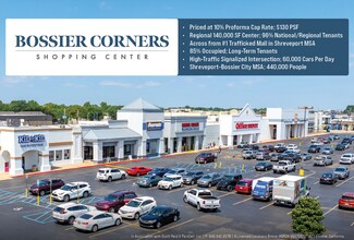 Plus de détails pour Bossier Corners Shopping Center – Local commercial à vendre, Bossier City, LA