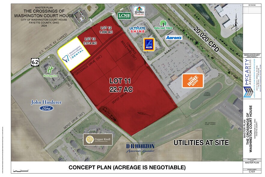 US 35 & US 62- Lot 20, Washington Court House, OH à louer - Photo de l’immeuble – Image 3 sur 4