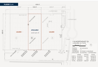 119 Northeast Dr, Loveland, OH à vendre Plan d’étage– Image 1 sur 1