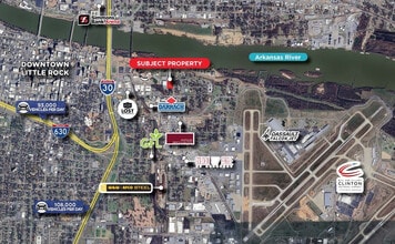 1608 E Capitol Ave, Little Rock, AR - VUE AÉRIENNE vue de carte