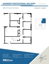 801 N Cass Ave, Westmont, IL à louer Plan d’étage– Image 1 sur 1