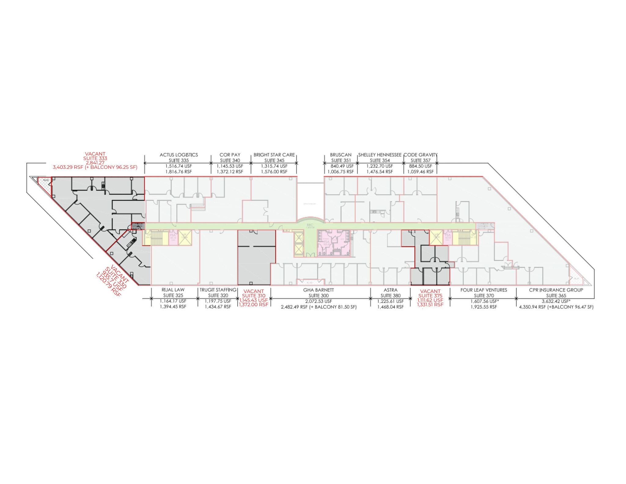 600 E John Carpenter Fwy, Irving, TX à louer Plan d’étage– Image 1 sur 1