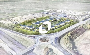 11-15 Rue Des Chevries, Aubergenville, YVE - VUE AÉRIENNE vue de carte