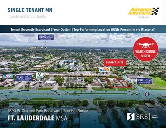 Plus de détails pour 6390 W Oakland Park Blvd, Fort Lauderdale, FL - Local commercial à vendre