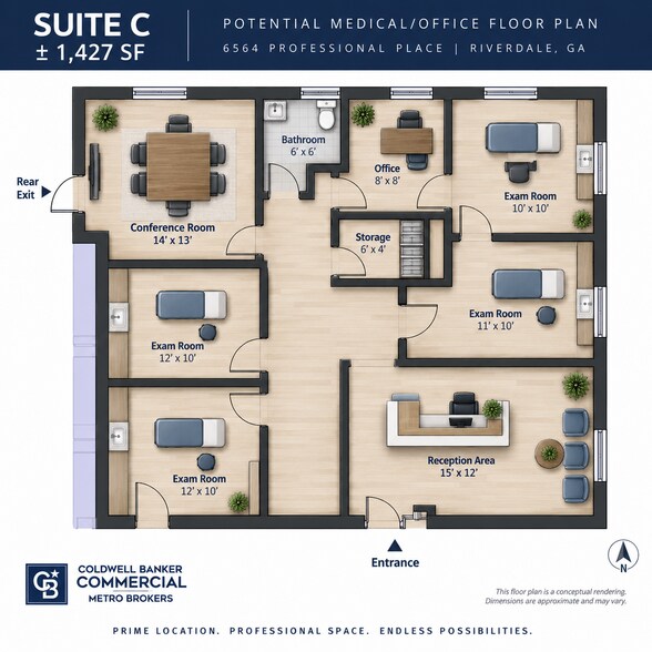 6564 Professional Pl, Riverdale, GA à louer - Photo de l’immeuble – Image 2 sur 12