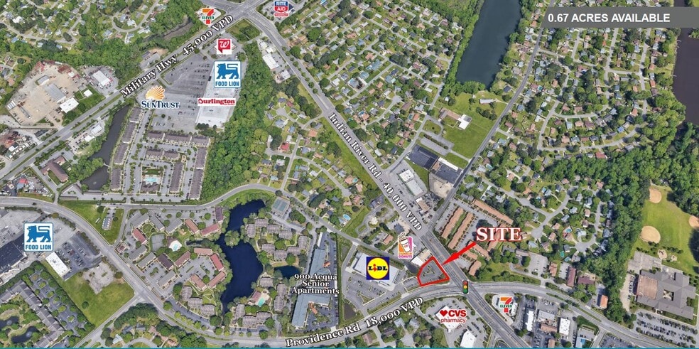 Indian River Road & Providence Road, Virginia Beach, VA à vendre - Photo principale – Image 1 sur 3
