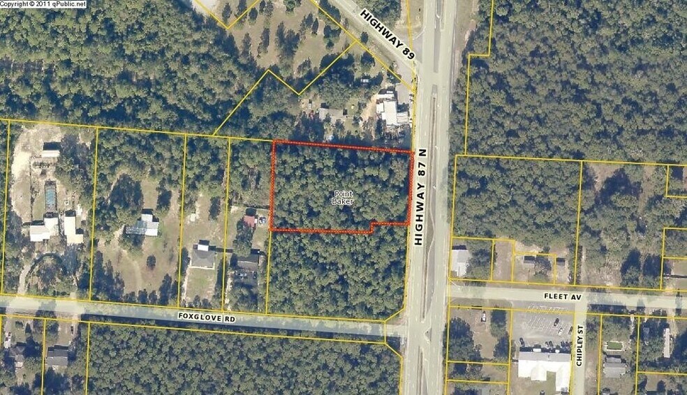 6987 Highway 87 N, Milton, FL à vendre - Plan cadastral – Image 1 sur 2