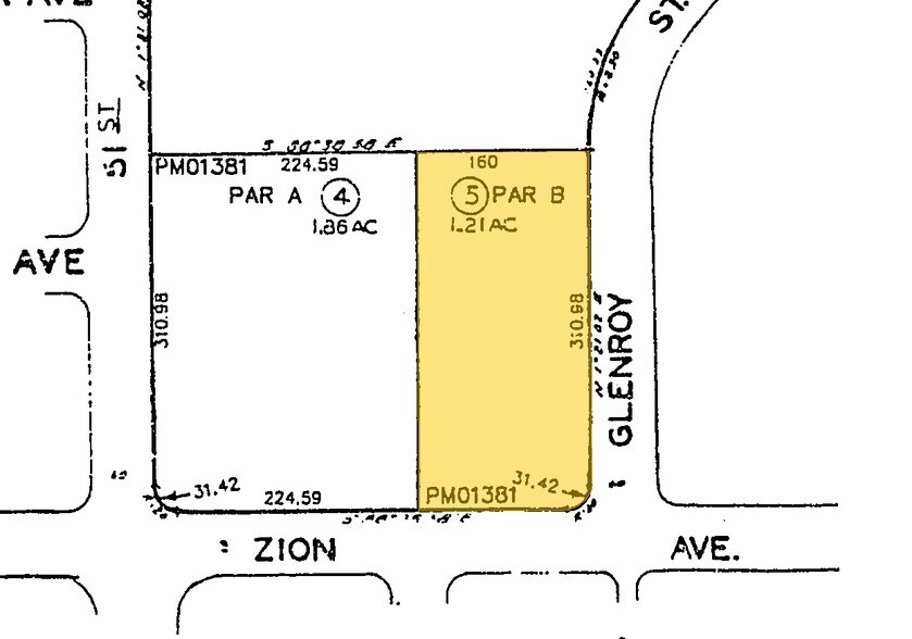 5150 Zion Ave, San Diego, CA à vendre - Plan cadastral – Image 2 sur 7