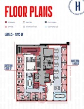 701 7th St NW, Washington, DC à louer Plan d’étage– Image 2 sur 2