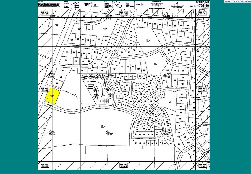 118 Small Pine Dr, Raleigh, NC à louer - Plan cadastral – Image 2 sur 9