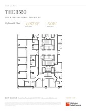 3550 N Central Ave, Phoenix, AZ à louer Plan d’étage– Image 1 sur 2